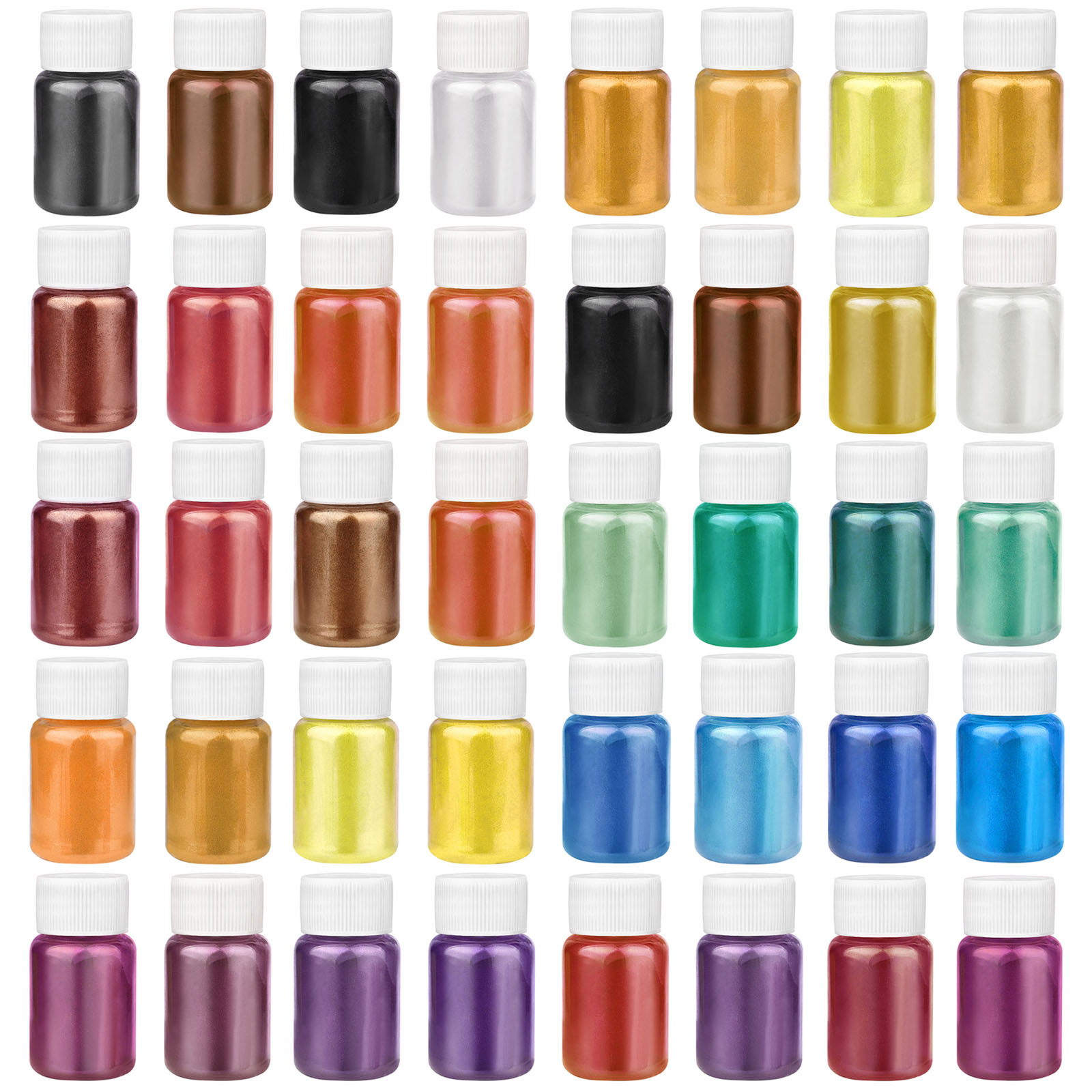 Resin Pigment Powder - Set di 4 Colori di Polvere