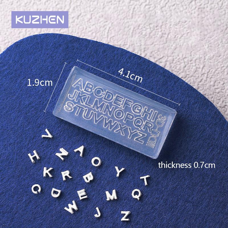 Art And Craft Letter Z - A-Z lettere Nail Art Silicone 26
