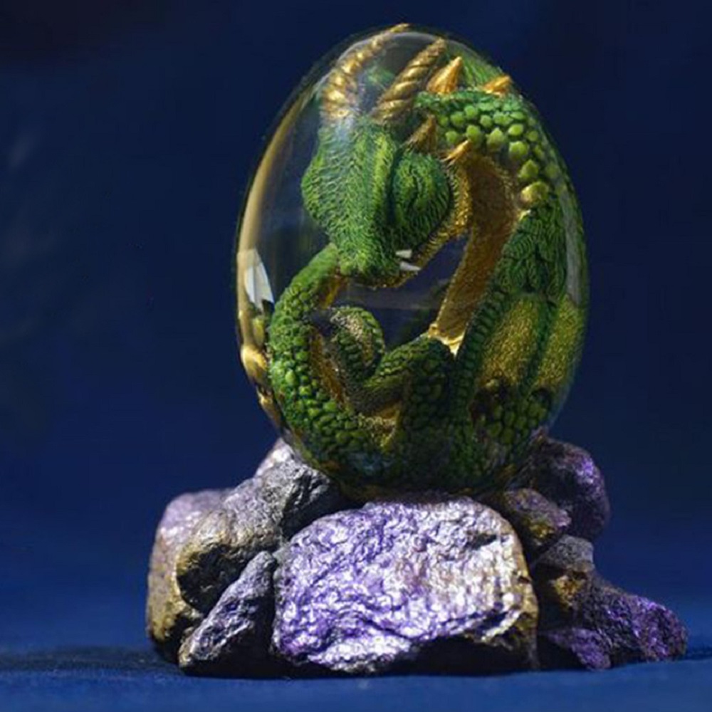 Art Craft Dinosaur - Statua dell'uovo del drago della lava