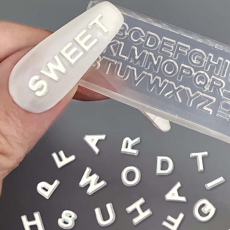 Art And Craft Letter Z - Stampo in silicone 3D per lettere,