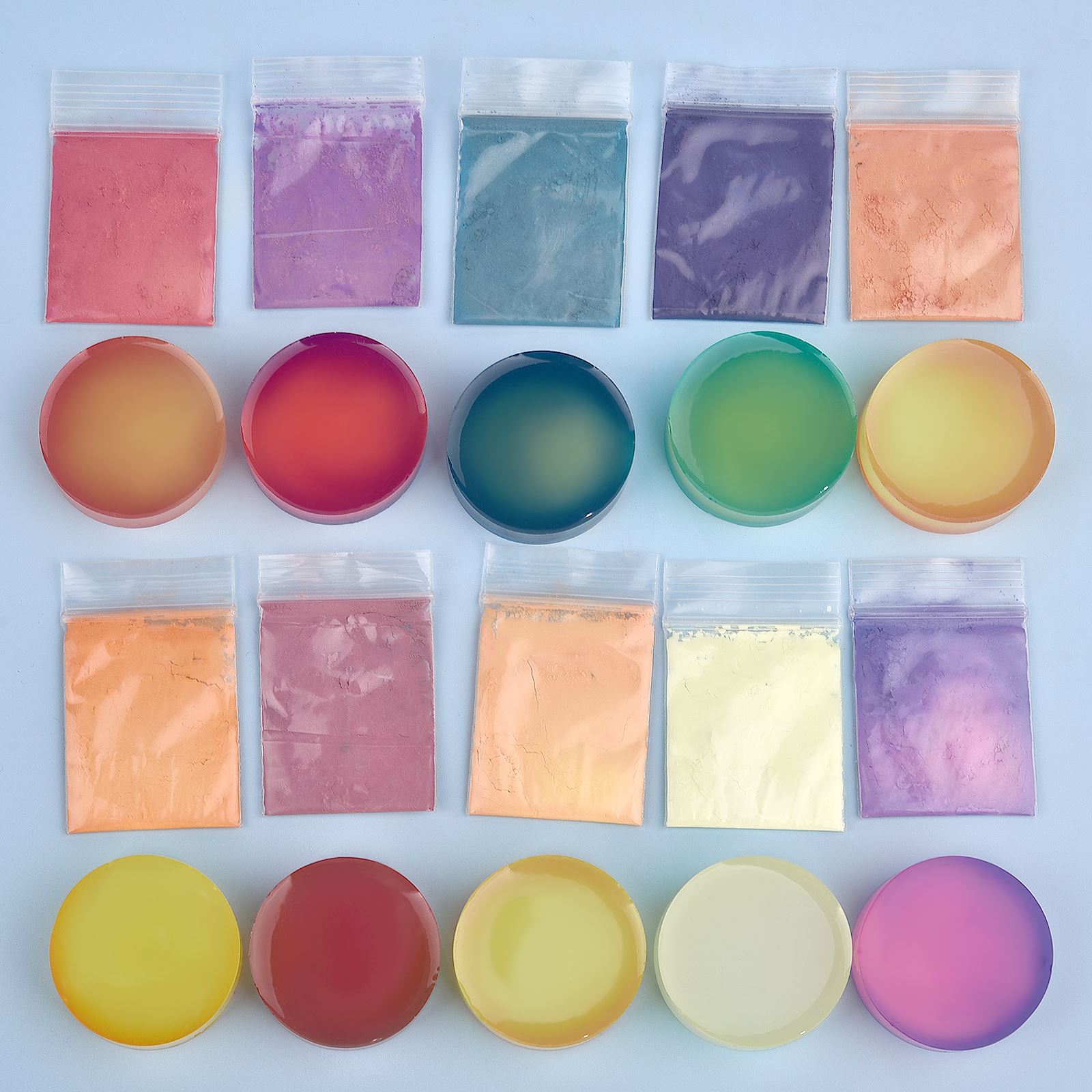 Resin Pigment Powder - 10 colori temperatura polvere che cambia