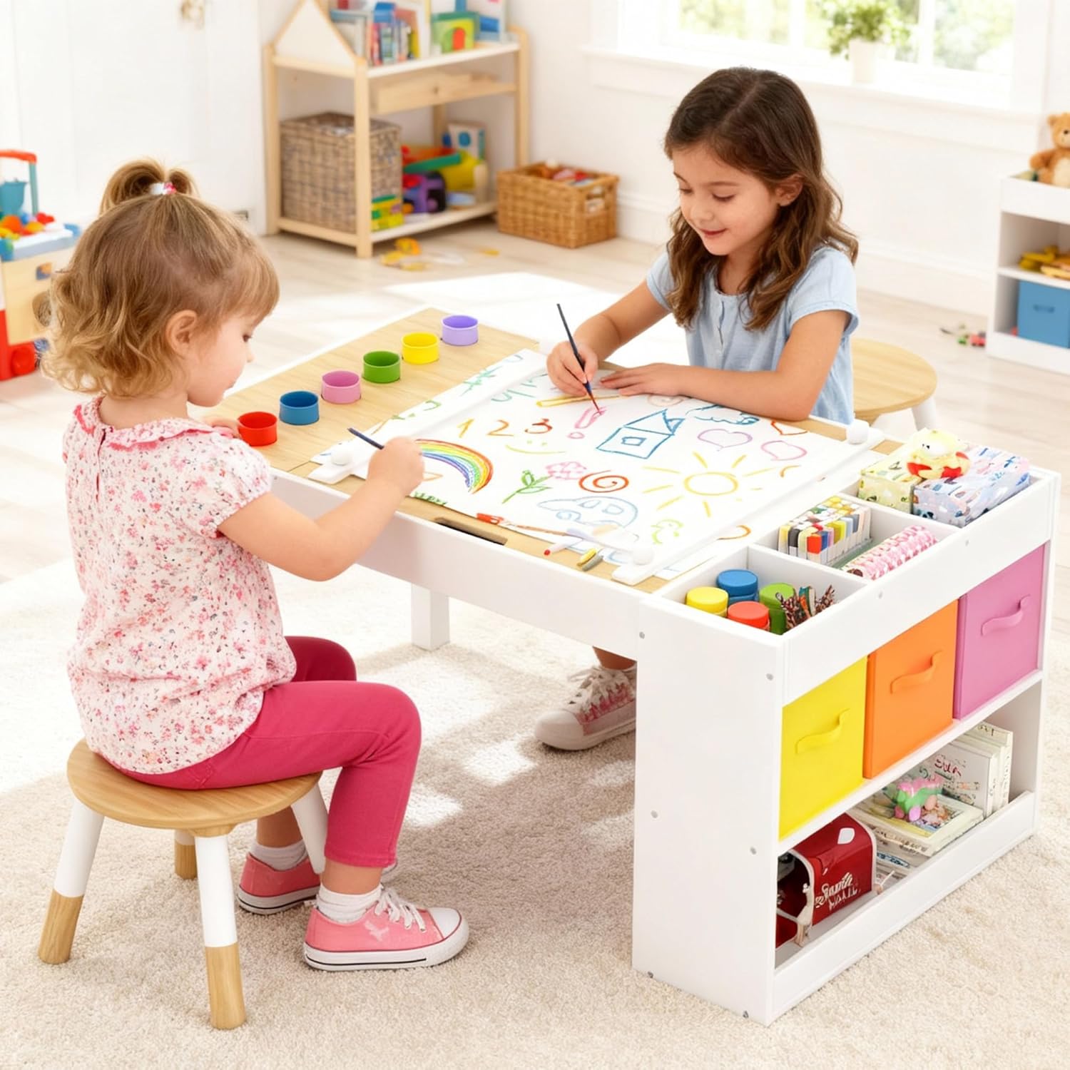 Art Craft Furniture - Set Tavolo Artistico per Bambini con