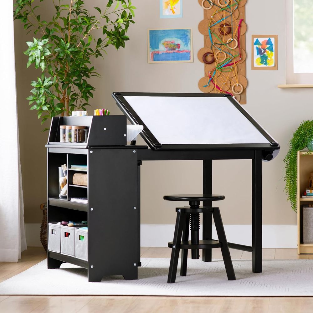 Art & Craft Kids Toys - Design Studio – Black: Set tavolo