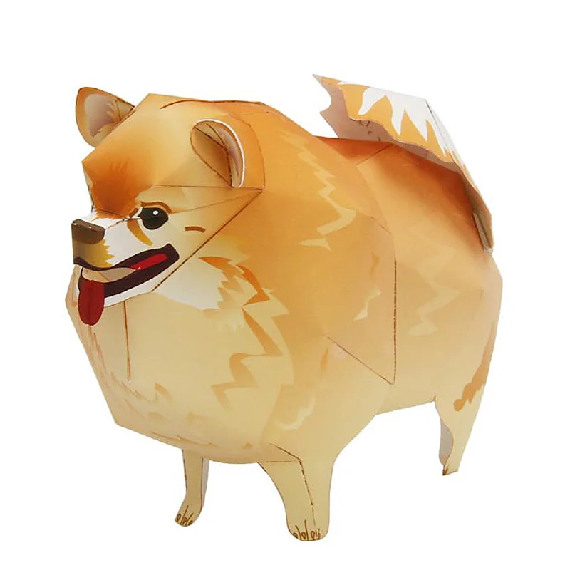 Art Craft Center - Pomerania Cane Pieghevole Origami Arte Mini