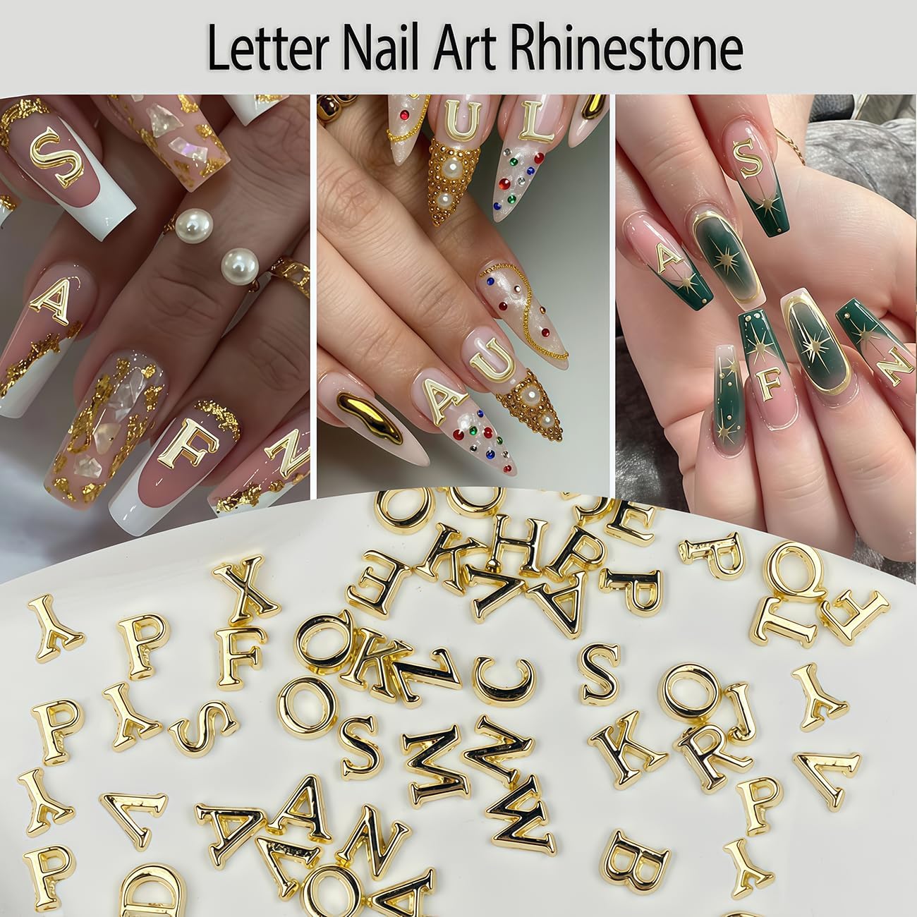 Art And Craft Letter Z - 26 pz Oro AZ Lettera Forma