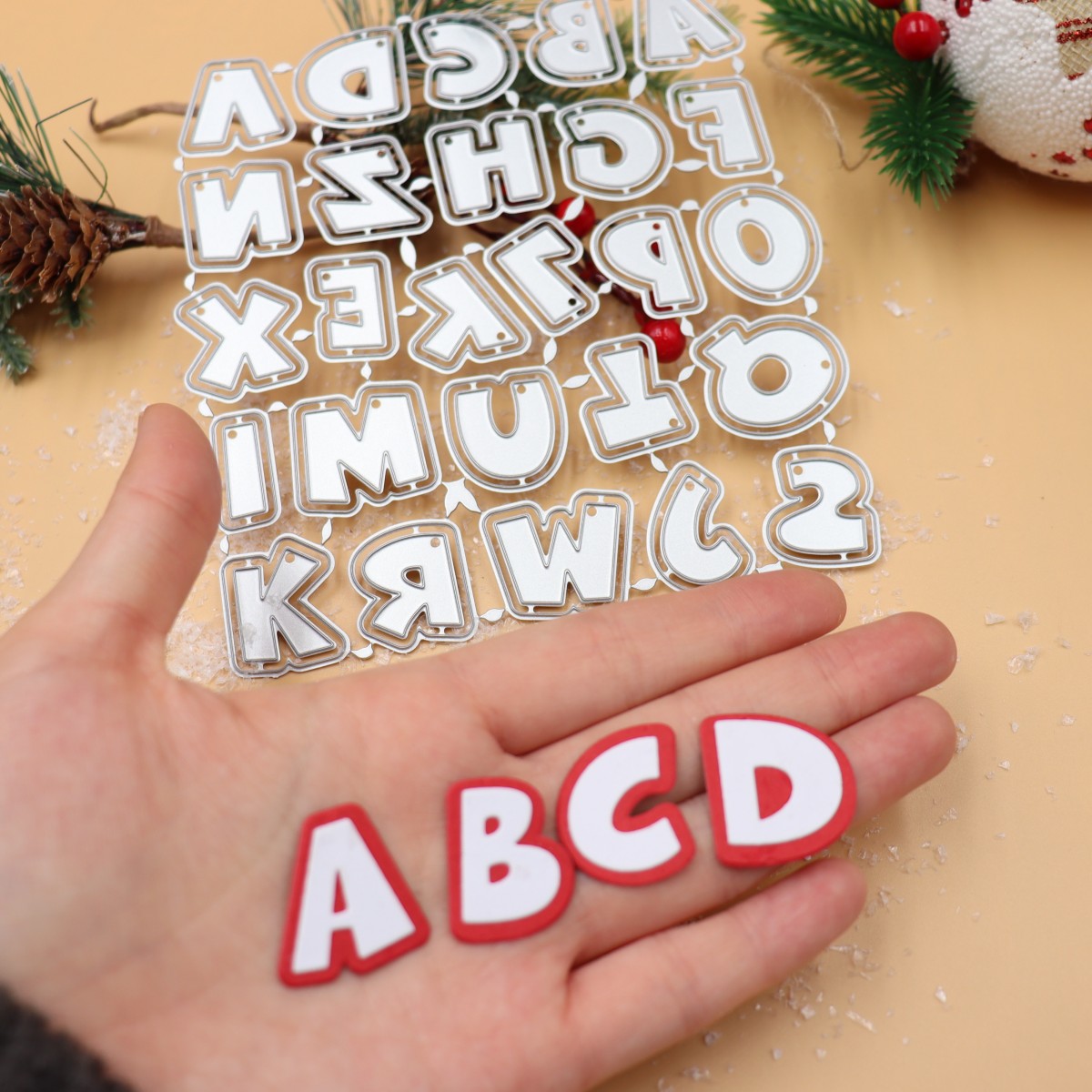 Art And Craft Letter Z - Lettera AZ Metallo Fustelle Scrapbooking Goffratura