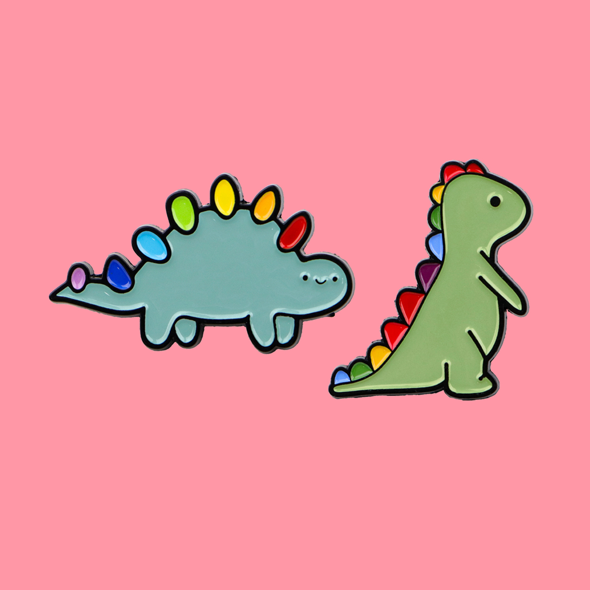 Art Craft Dinosaur - Simpatico cartone animato dinosauro smalto spille