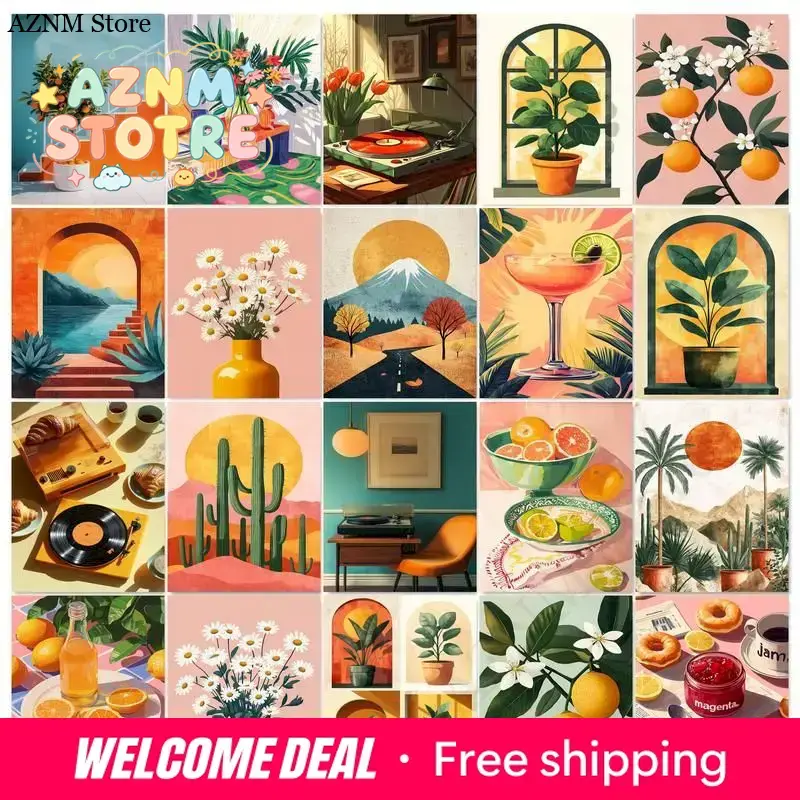 Art Craft For Adults - GATYZTORY Kit Pittura Fai-da-Te con Numeri
