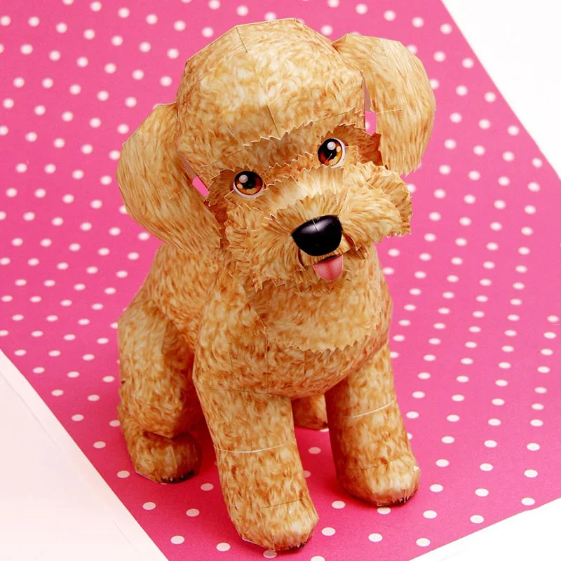 Art Craft Center - Giocattolo Cane Barboncino Pieghevole Origami Art
