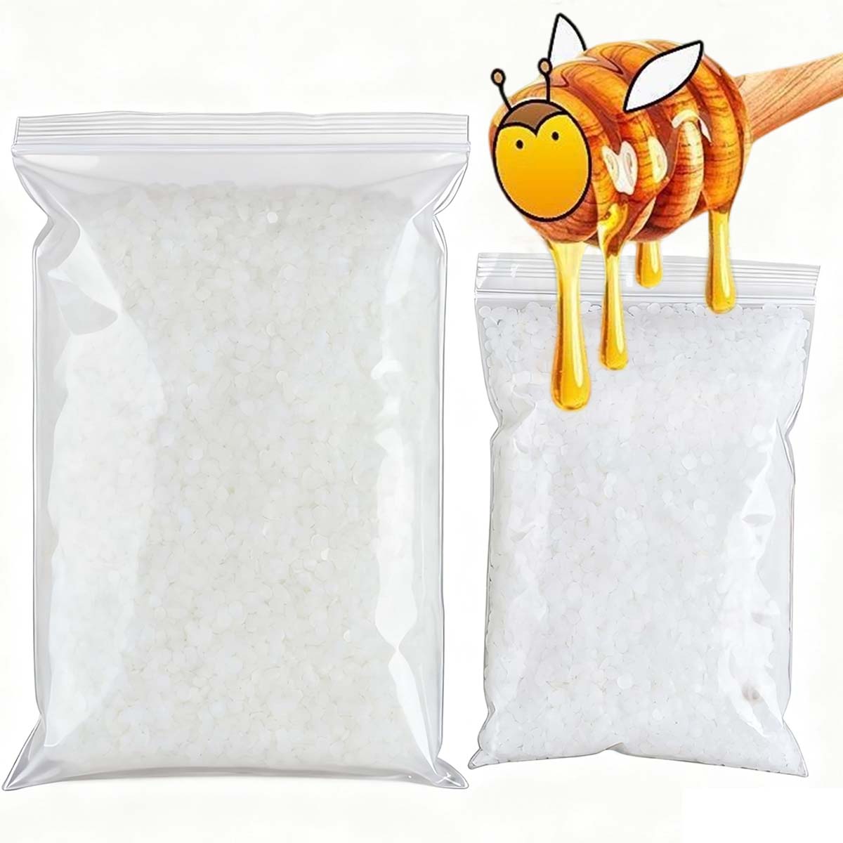 Candle Making Wax - 200g-1000g Cera D'api Bianca Pura Naturale