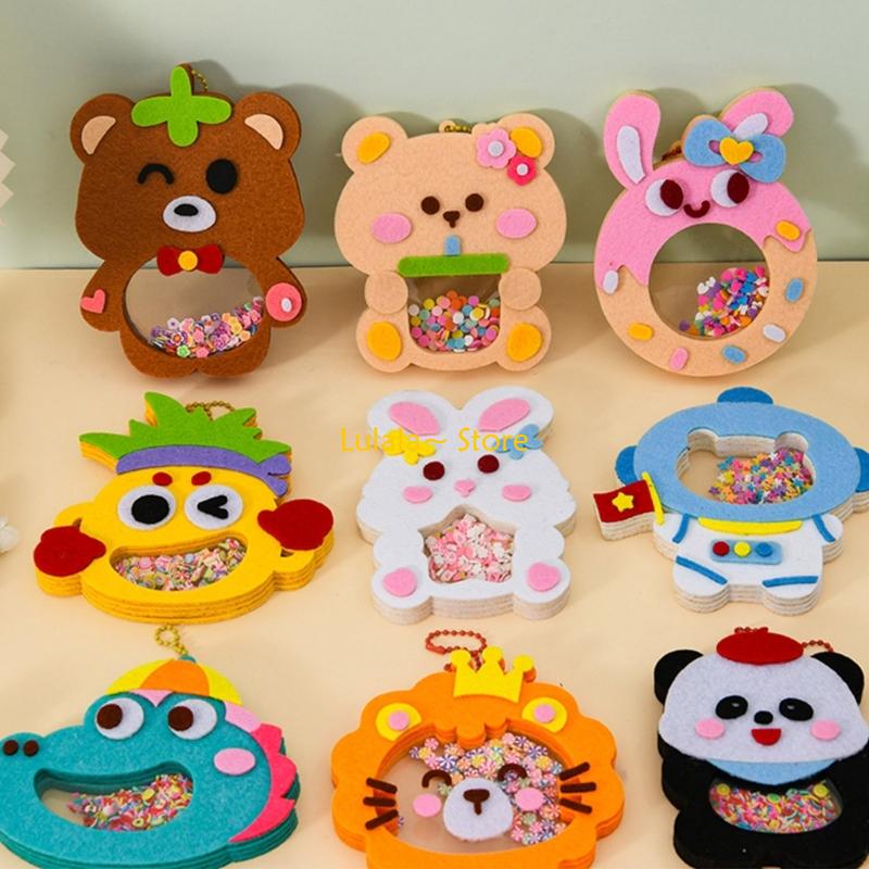 Art Craft Classes - Y4QA Animale del fumetto Shaker Ciondolo