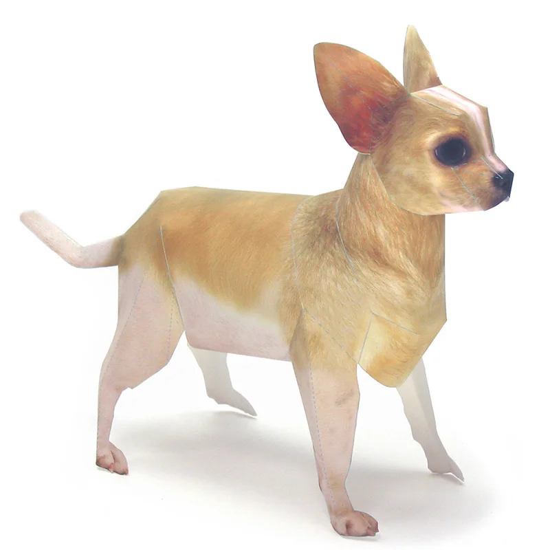 Art Craft Center - Chihuahua Cane Origami Arte Pet Modello
