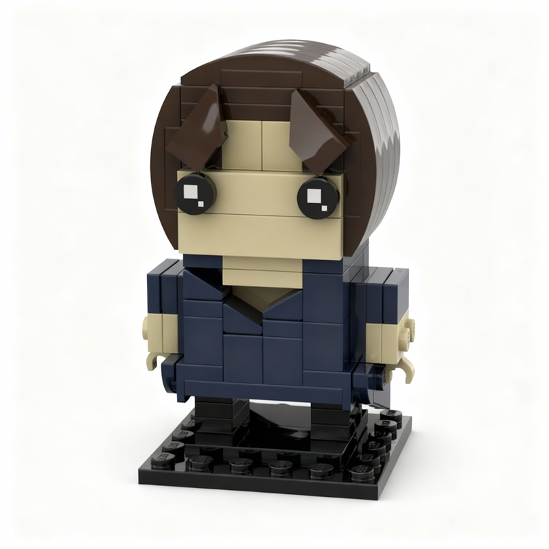 Art Craft Ideas For Christmas - 115 pezzi MOC BrickHeadz Name Her