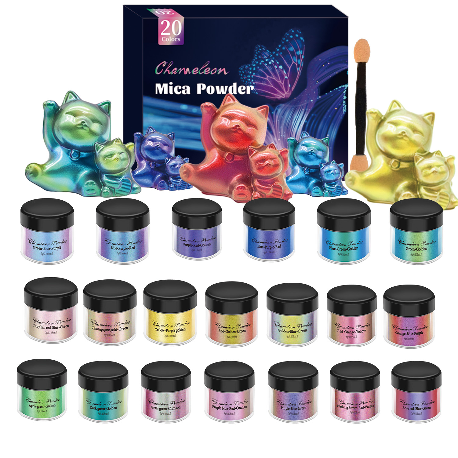 Set di 10/20 Pigmenti Camaleon - Resin Pigment Powder recensione e prezzo