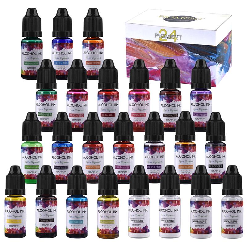 24 colori/Set 10ml resina pigm - Resin Pigment Powder recensione e prezzo