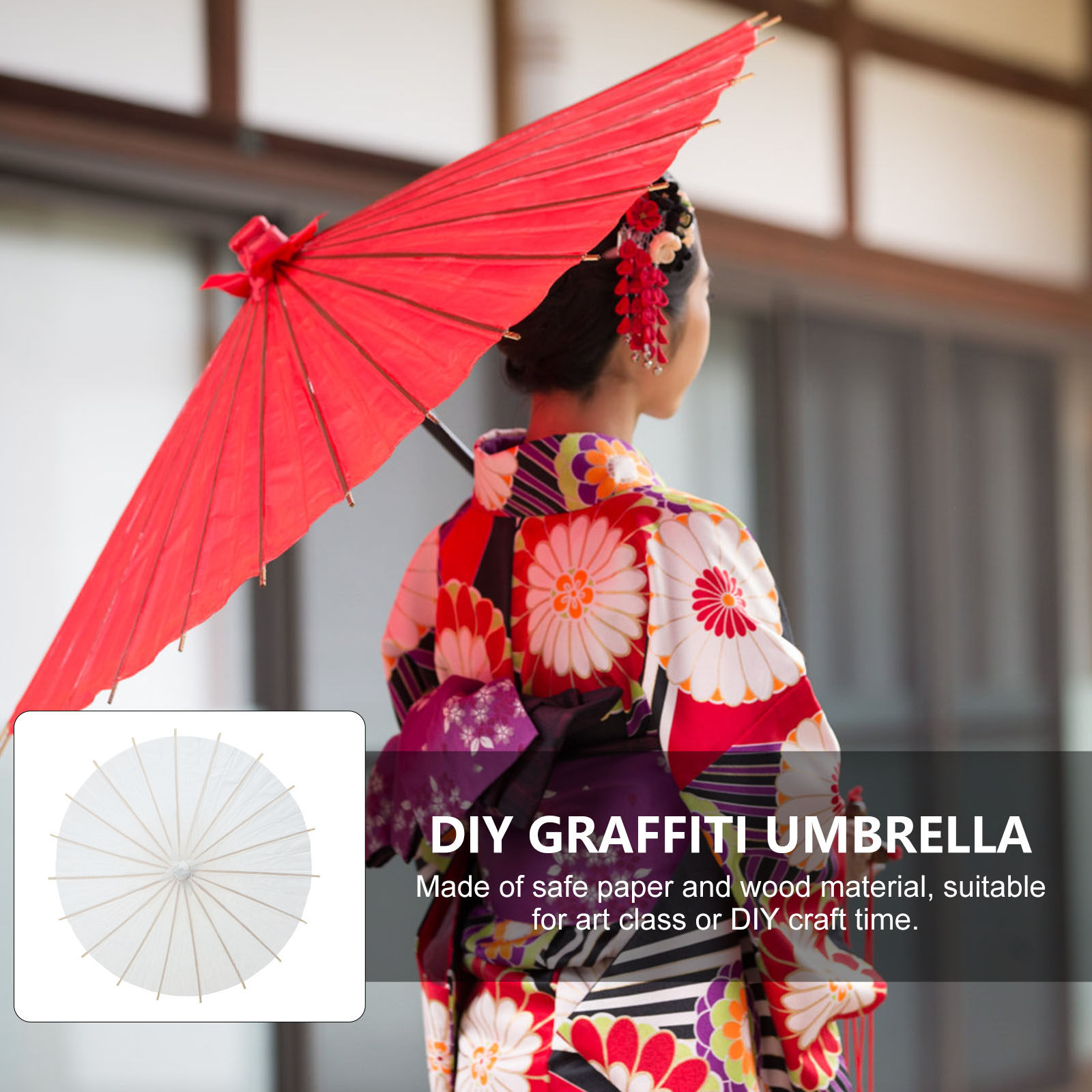 2 Pezzi Ombrello Grezzo in Car - Art Craft Classes recensione e prezzo