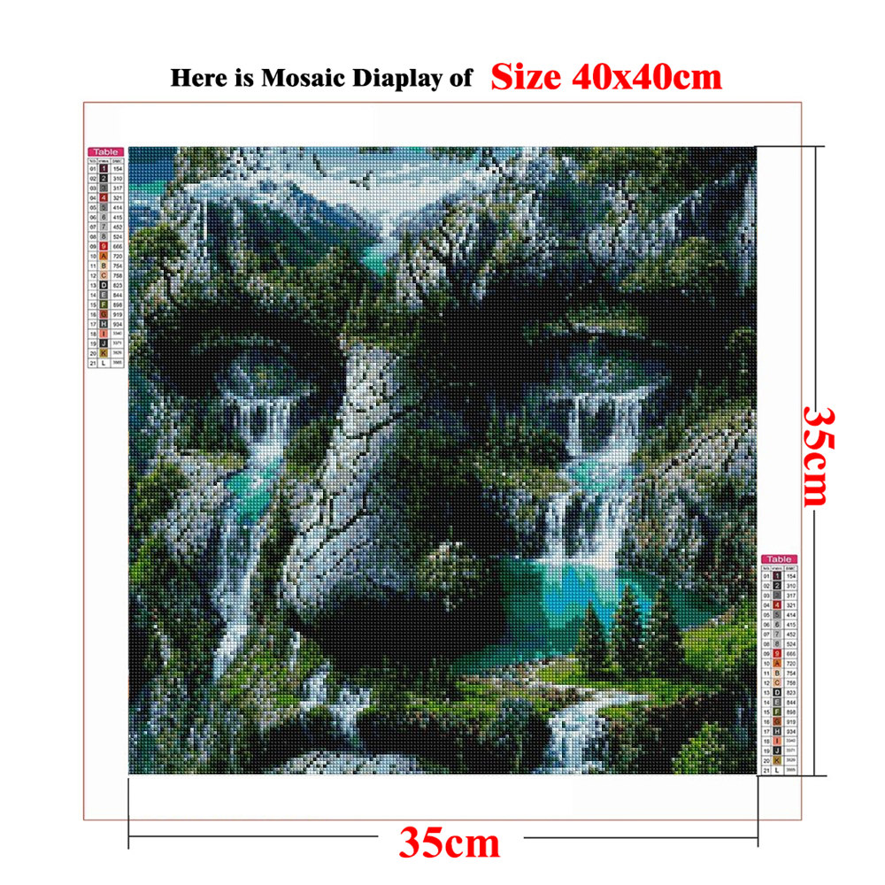Nuovo diamante mosaico paesagg - Art Craft Optical recensione e prezzo