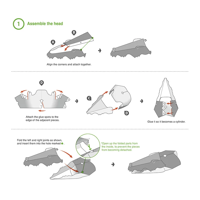 Coccodrillo Pieghevole Origami - Art Craft Center recensione e prezzo