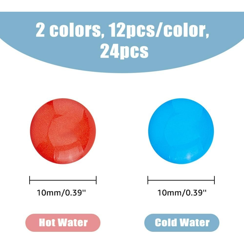 24 pezzi 2 colori adesivi acqu - Resin Pigment Powder recensione e prezzo