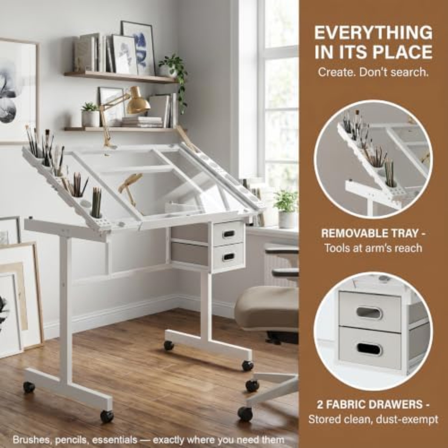 Tavolo da Disegno con Rotelle, - Art Craft Usa recensione e prezzo