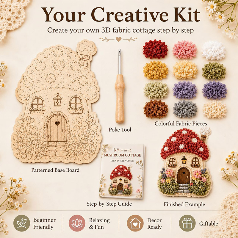 Kit Fai-da-Te Casa dei Funghi  - Art Craft Usa recensione e prezzo