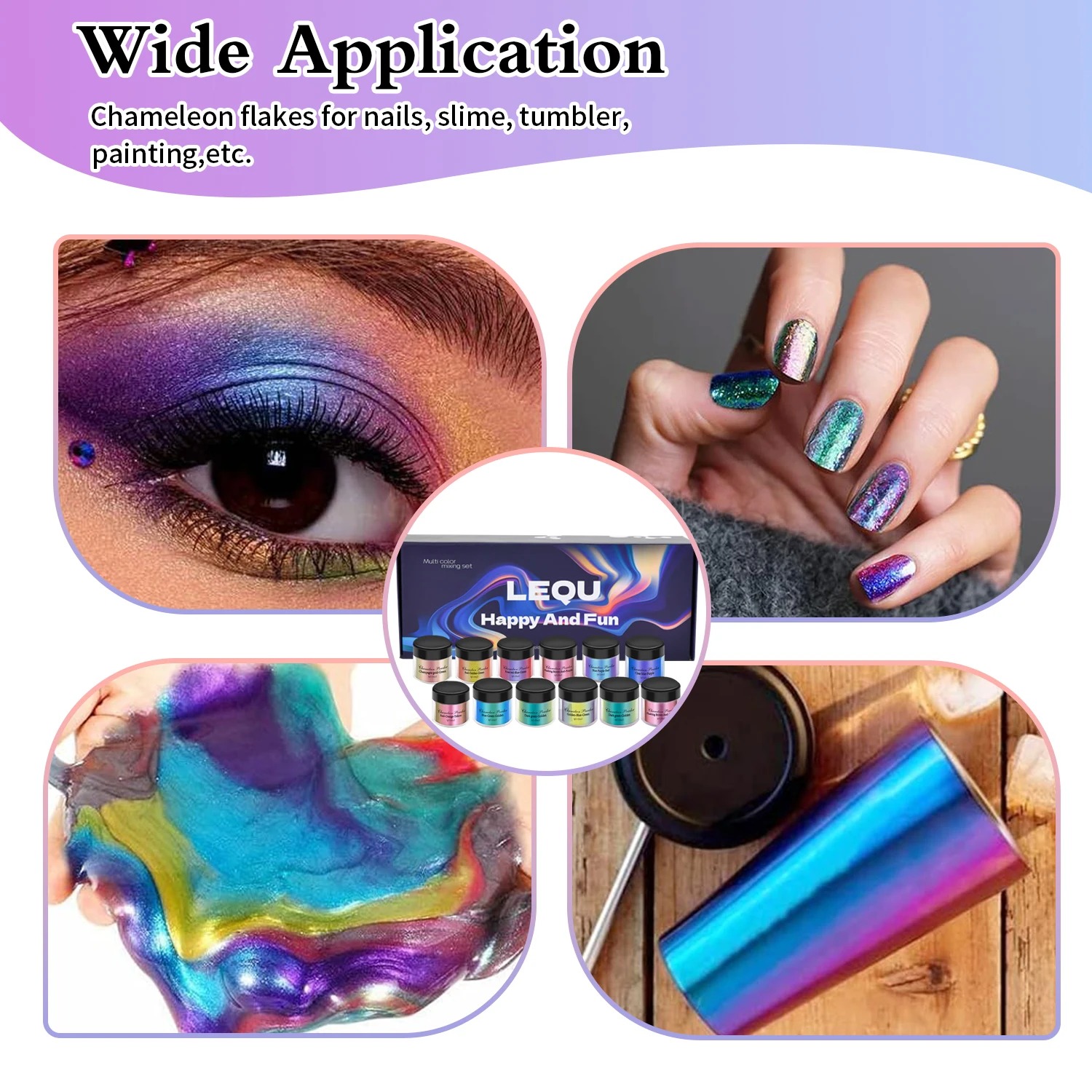 Set di polvere cromata rosa ca - Resin Pigment Powder recensione e prezzo