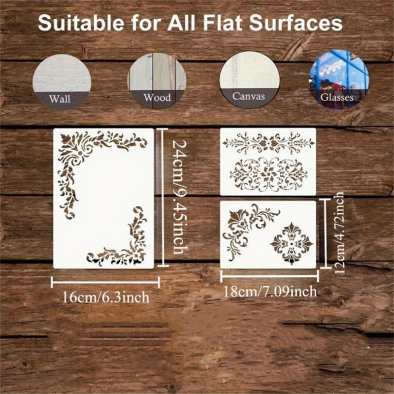 Set di 6 Stencil Floreali per  - Art Craft Furniture recensione e prezzo