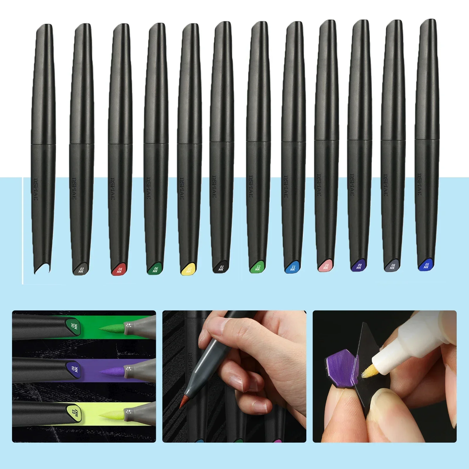Dspiae Set di pennarelli a 12  - Eco Art Craft recensione e prezzo