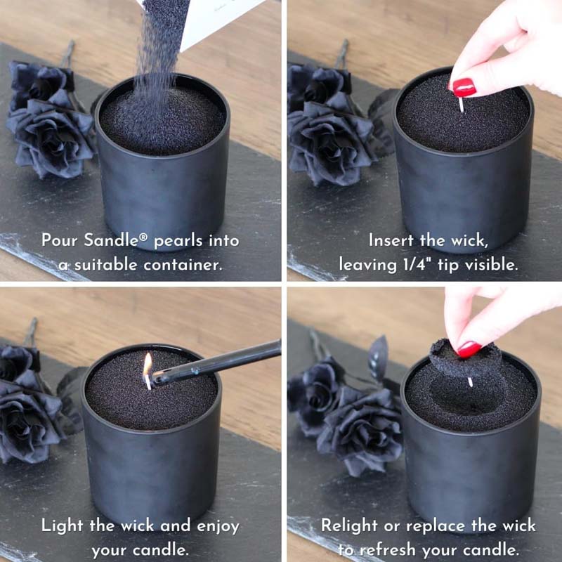 Sabbia Nera per Candele con St - Candle Making Wax recensione e prezzo