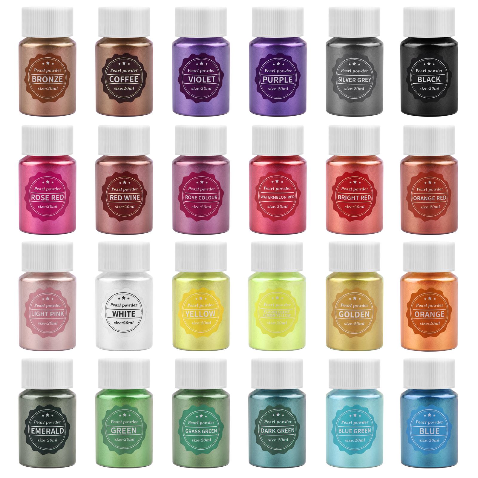 24 colori 10g specchio natural - Resin Pigment Powder recensione e prezzo